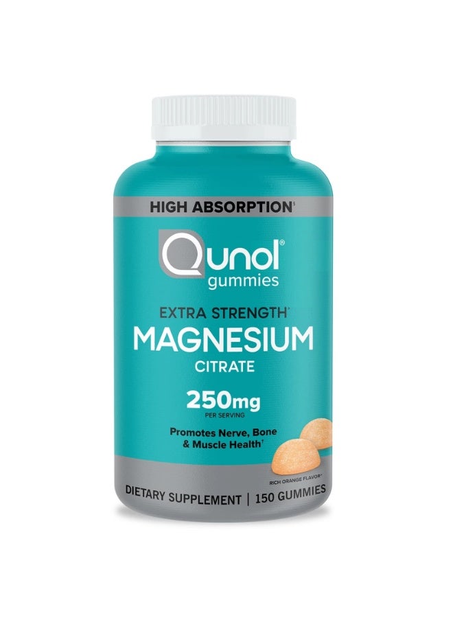 Qunol Magnesium Citrate 250mg 150gummies